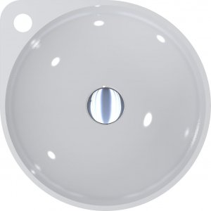 Umywalka Miraggio Umywalka nablatowa okrągła 46.5 x 40 cm 3