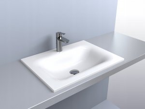 Umywalka Miraggio Umywalka wpuszczana prostokątna 60 x 45cm 4