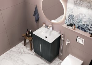 Umywalka Miraggio Umywalka wpuszczana prostokątna 60 x 45cm 5