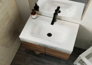 Umywalka Miraggio Umywalka wpuszczana prostokątna 70 x 45cm 5