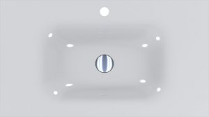 Umywalka Miraggio Umywalka wpuszczana prostokątna 80 x 45cm 3