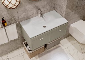 Umywalka Miraggio Umywalka wpuszczana prostokątna 80 x 45cm 6