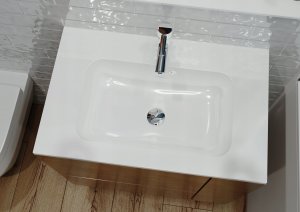 Umywalka Miraggio Umywalka wpuszczana prostokątna 70 x 45cm 6