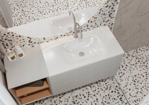 Umywalka Miraggio Umywalka wpuszczana prostokątna 90 x 45cm 6