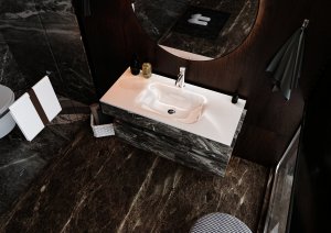 Umywalka Miraggio Umywalka wpuszczana prostokątna 100x45cm 6