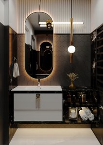 Umywalka Miraggio Umywalka wpuszczana prostokątna 90 x 45cm 8