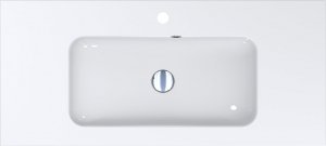 Umywalka Miraggio Umywalka wpuszczana prostokątna 100x45cm 3