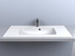 Umywalka Miraggio Umywalka wpuszczana prostokątna 100x45cm 5