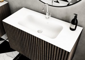 Umywalka Miraggio Umywalka wpuszczana prostokątna 100x45cm 6