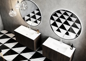 Umywalka Miraggio Umywalka wpuszczana prostokątna 100x45cm 7