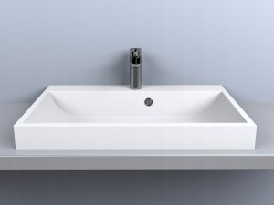 Umywalka Miraggio Umywalka nablatowa prostokątna 70 x 42 cm 5