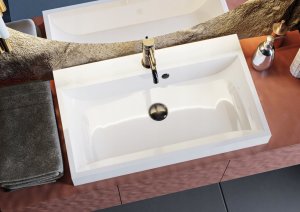 Umywalka Miraggio Umywalka nablatowa prostokątna 70 x 42 cm 6