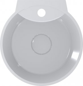 Umywalka Miraggio Umywalka podwieszana okrągła 37 x 36 cm 3