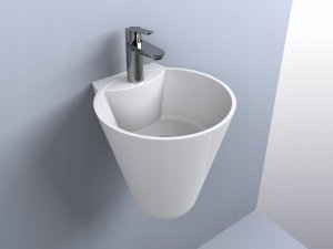 Umywalka Miraggio Umywalka podwieszana okrągła 37 x 36 cm 4