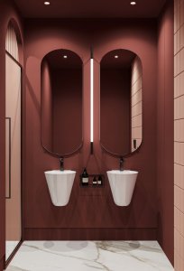 Umywalka Miraggio Umywalka podwieszana okrągła 37 x 36 cm 8