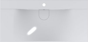 Umywalka Miraggio Umywalka nablatowa prostokątna 100x48 cm 3