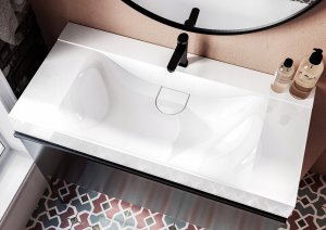 Umywalka Miraggio Umywalka nablatowa prostokątna 100x48 cm 5