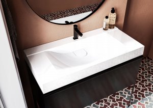 Umywalka Miraggio Umywalka nablatowa prostokątna 100x48 cm 6