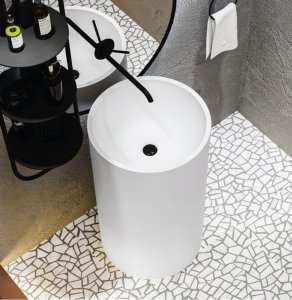 Umywalka Miraggio Umywalka wolnostojąca okrągła matowa 50cm 4