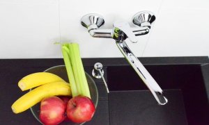 Bateria kuchenna Sotbe Atran ścienna chrom (ATR-SKW-10250277) 3