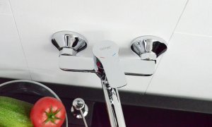 Bateria kuchenna Sotbe Vantaa ścienna chrom (VAN-SKW- 30245534) 9