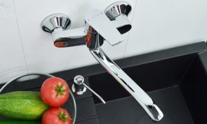 Bateria kuchenna Sotbe Mardola ścienna chrom (SKW-20201755) 3