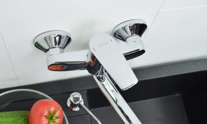 Bateria kuchenna Sotbe Mardola ścienna chrom (SKW-20201755) 9
