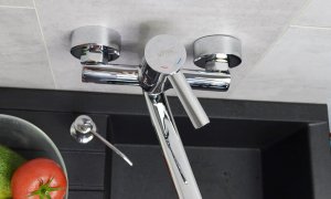 Bateria kuchenna Sotbe Unicorn ścienna chrom (UNI-SKW-14259754) 8