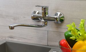 Bateria kuchenna Sotbe Malselva ścienna chrom (MAL-SKW-70298848) 3