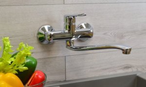 Bateria kuchenna Sotbe Malselva ścienna chrom (MAL-SKW-70298848) 4