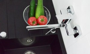 Bateria kuchenna Sotbe Vorma ścienna chrom (VOR-SKW-80289848) 9