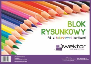 Wektor Blok rysunkowy A3/16K kolorowy (10szt) 1