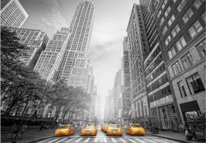DecoNest Fototapeta - New York - yellow taxis - 300X210 1