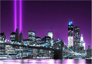 DecoNest Fototapeta - Świetlisty Manhattan - 300X210 1