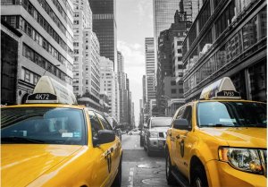 DecoNest Fototapeta - New York taxi - 300X210 1