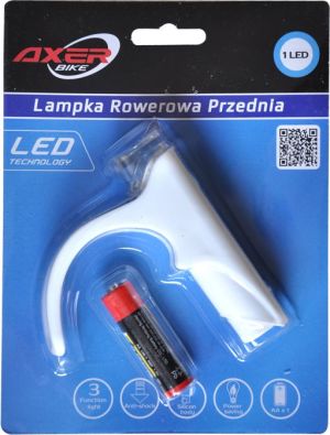Axer Sport FRONT BICYCLE LIGHT biała (A0940) 1