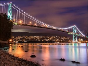 DecoNest Fototapeta - Lions Gate Bridge - Vancouver (Kanada) - 300X231 1