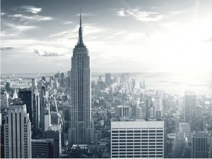 DecoNest Fototapeta - Widok na nowojorski Manhattan o świcie - 300X231 1