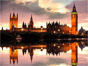 DecoNest Fototapeta - Big Ben wieczorem, Londyn - 300X231 1