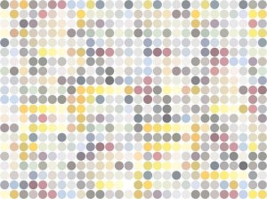 DecoNest Fototapeta - Colored polka dots - 300X231 1