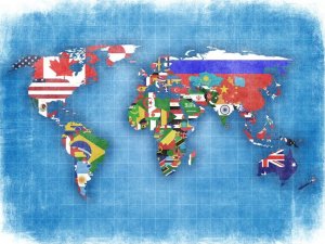 DecoNest Fototapeta - Flags of countries - 300X231 1