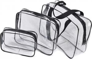 Aptel TURYSTYCZNY ORGANIZER Zestaw 3 sztuk przezroczyste BQ60 3