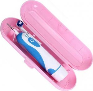 Aptel ETUI PODRÓŻNE na Elektryczną Szczoteczkę do Zębów Oral-B różowe AG821B 3