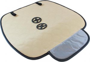 Aptel WYGODNY POKROWIEC na Przedni Fotel Samochodu 50x52cm czarny AG833 2