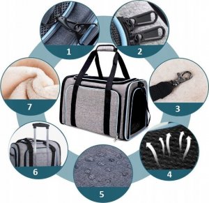 Wobell Torba Dla Kota Psa Transporter Rozkładany Do 8Kg 5