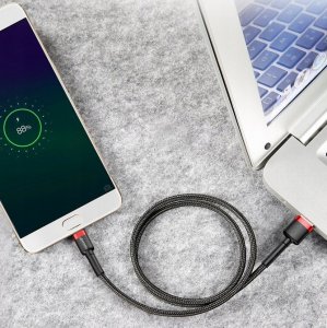 Kabel USB Feegar USB-A - microUSB 1 m Czarny (FEE-01902) 3