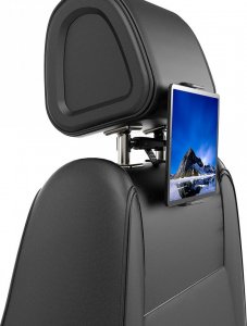 Wozinsky Uchwyt Samochodowy na Zagłówek 2w1 z wieszakiem czarny (WTHBK2) 2