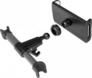 Wozinsky Uchwyt Samochodowy na Zagłówek 2w1 z wieszakiem czarny (WTHBK2) 5