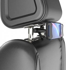 Wozinsky Uchwyt Samochodowy na Zagłówek 2w1 z wieszakiem czarny (WTHBK2) 6