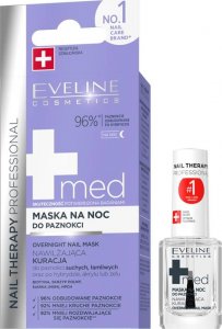 Eveline Eveline Nail Therapy Professional Med+ Maska na noc do paznokci 12ml 1